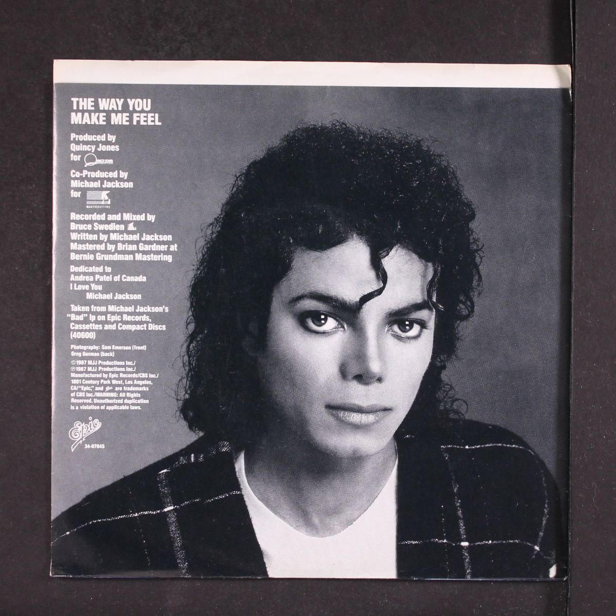 the way you make me feel by MICHAEL JACKSON