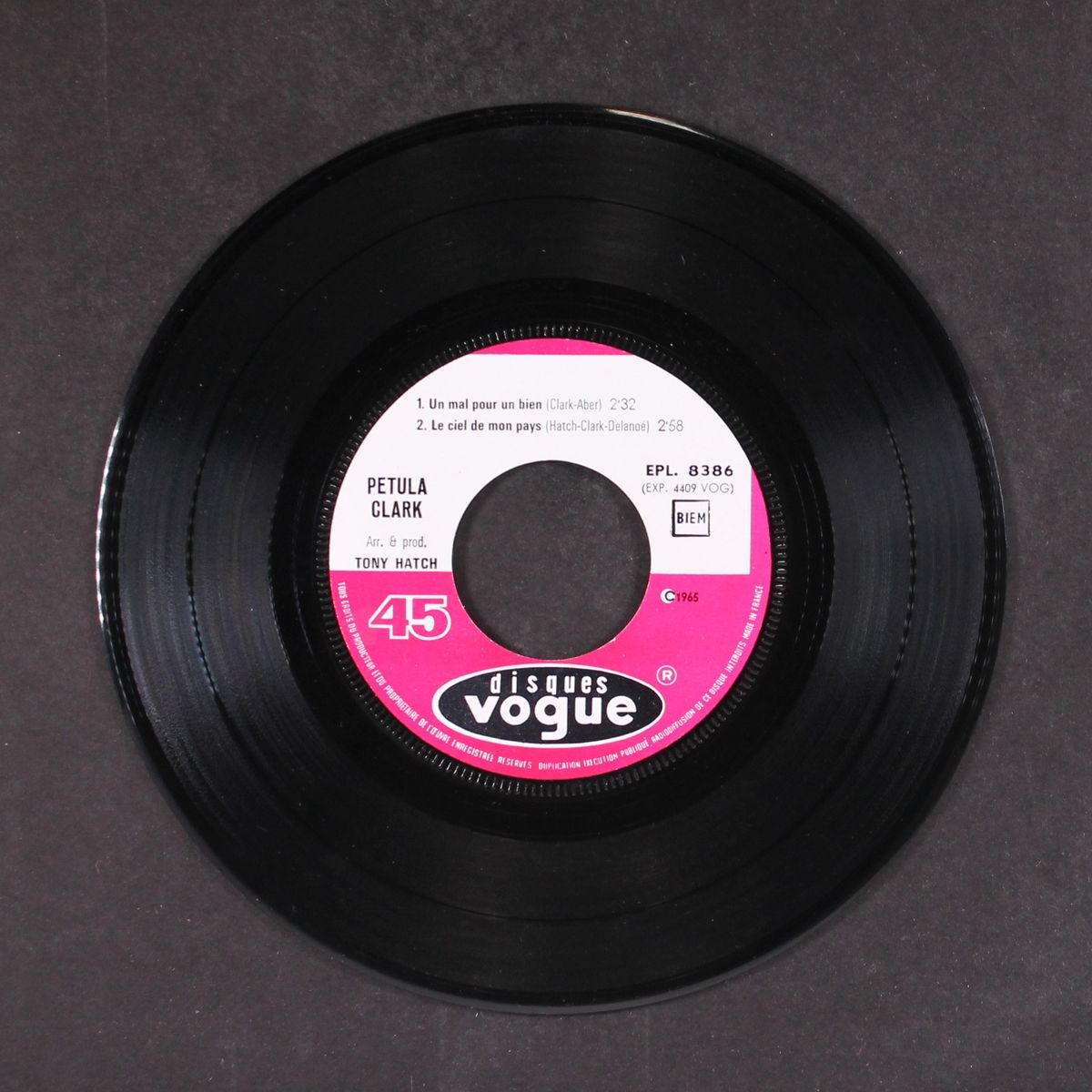 un mal pour un bien by PETULA CLARK