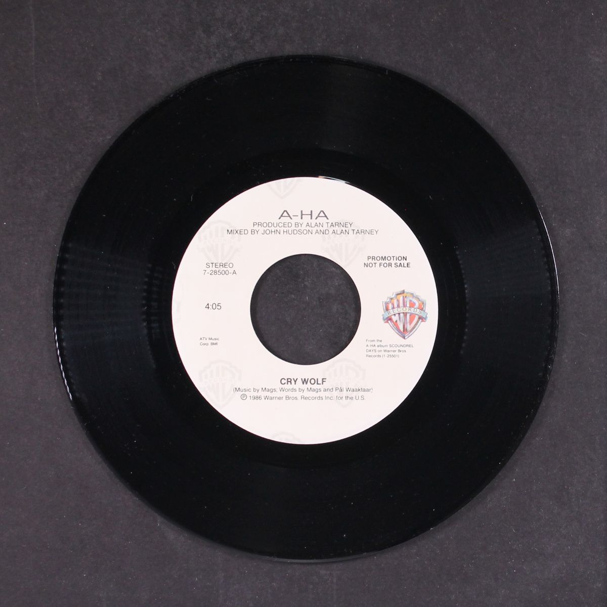 cry wolf / same by A-HA