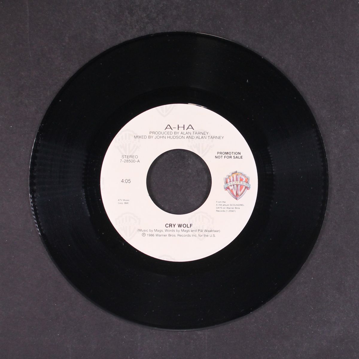 cry wolf / same by A-HA