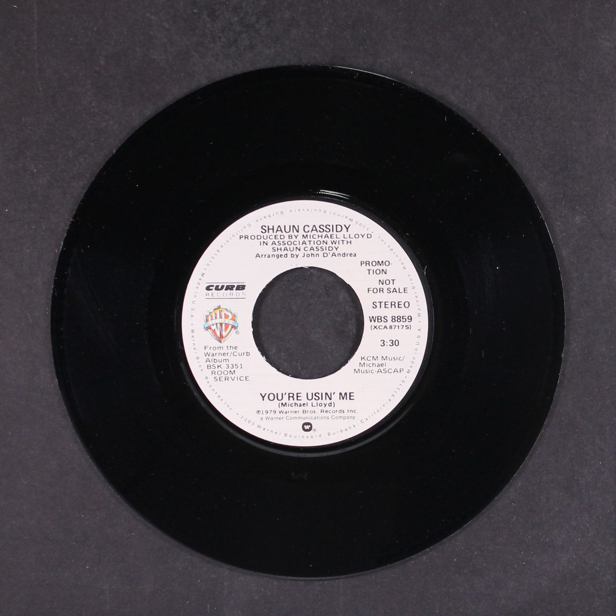 you're usin me / mono by SHAUN CASSIDY