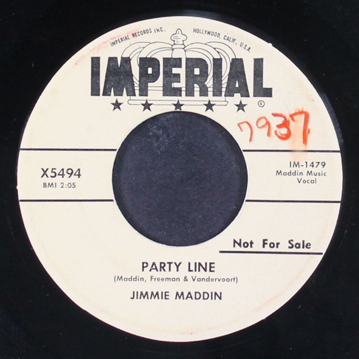 jeannie, jeannie, jeannie / party line by JIMMIE MADDIN