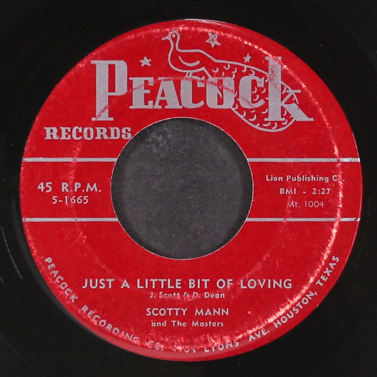 mystery man / little bit of loving by SCOTTY MANN & MASTERS
