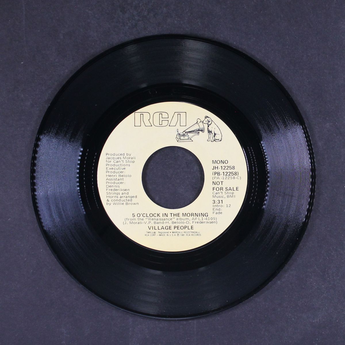 5 o'clock in the morning by VILLAGE PEOPLE