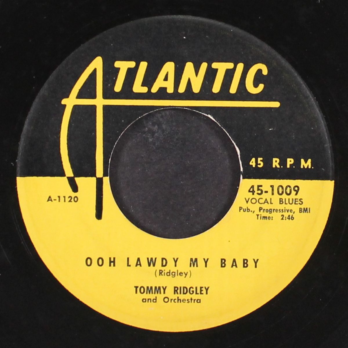 ooh lawdy my baby / i'm gonna cross that river by TOMMY RIDGLEY