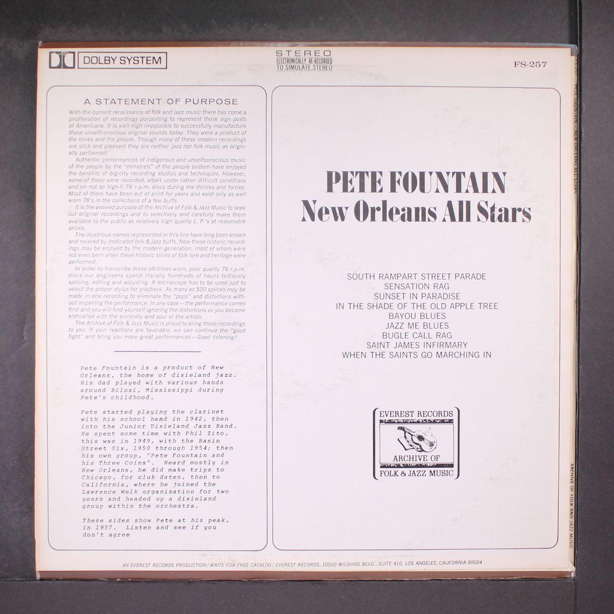 new orleans all stars by PETE FOUNTAIN