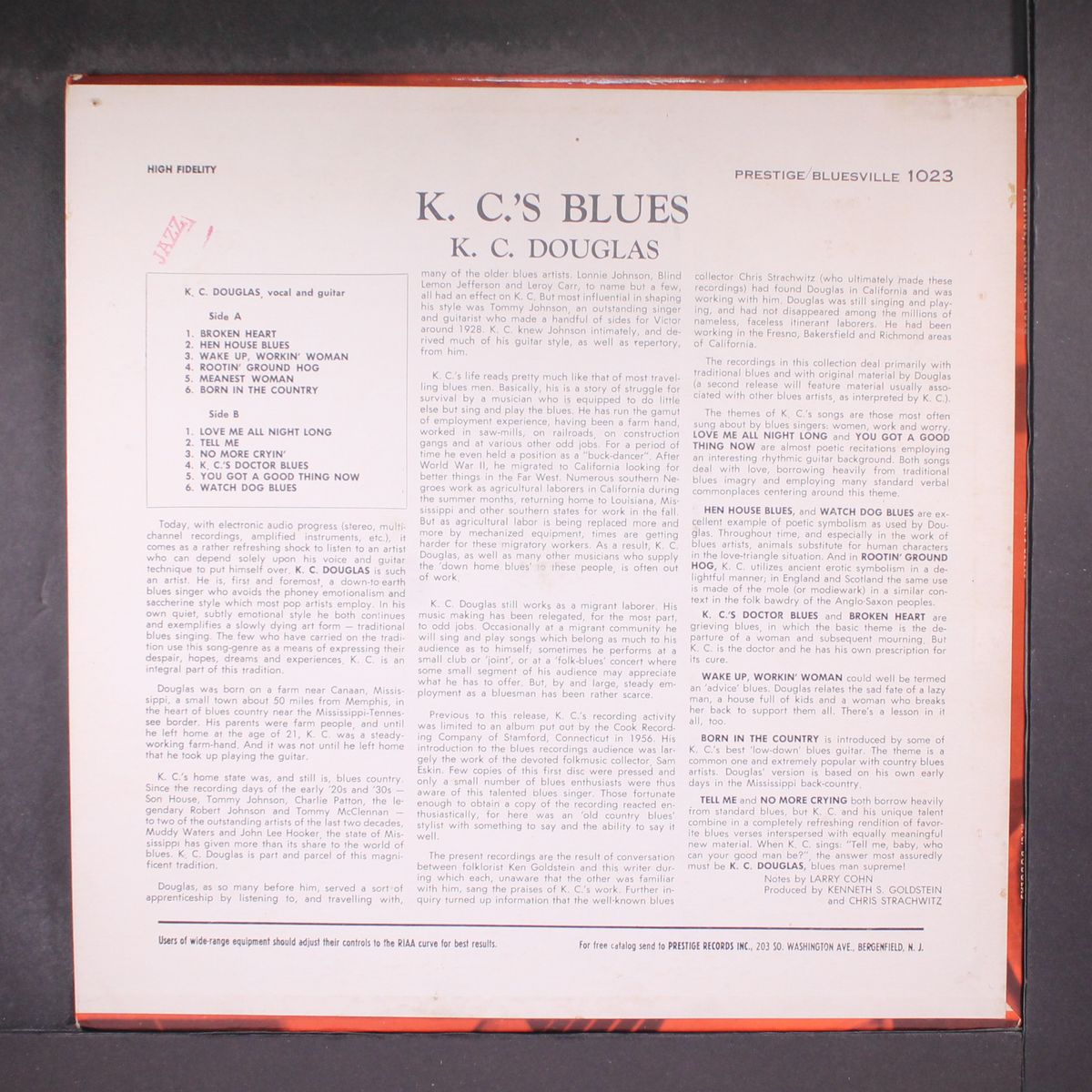k.c.'s blues by K.C. DOUGLAS