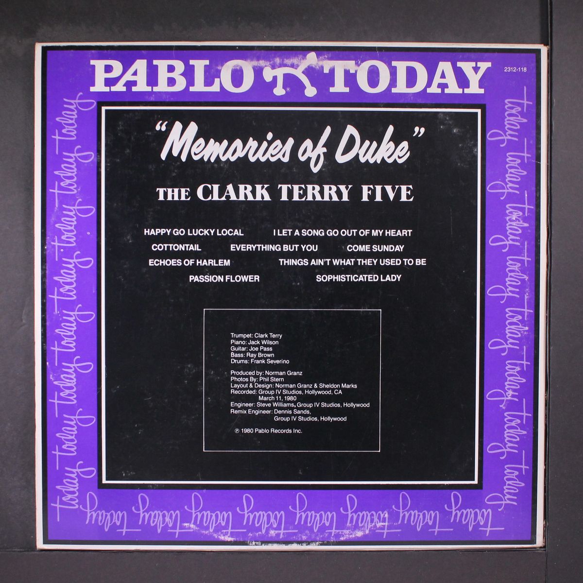 memories of duke by CLARK TERRY