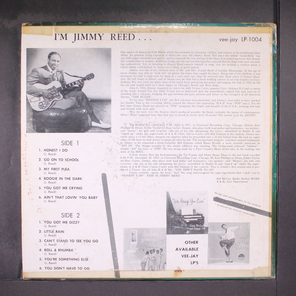 i'm jimmy reed by JIMMY REED