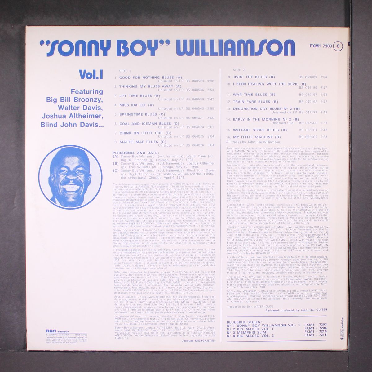 vol. 1 by SONNY BOY WILLIAMSON