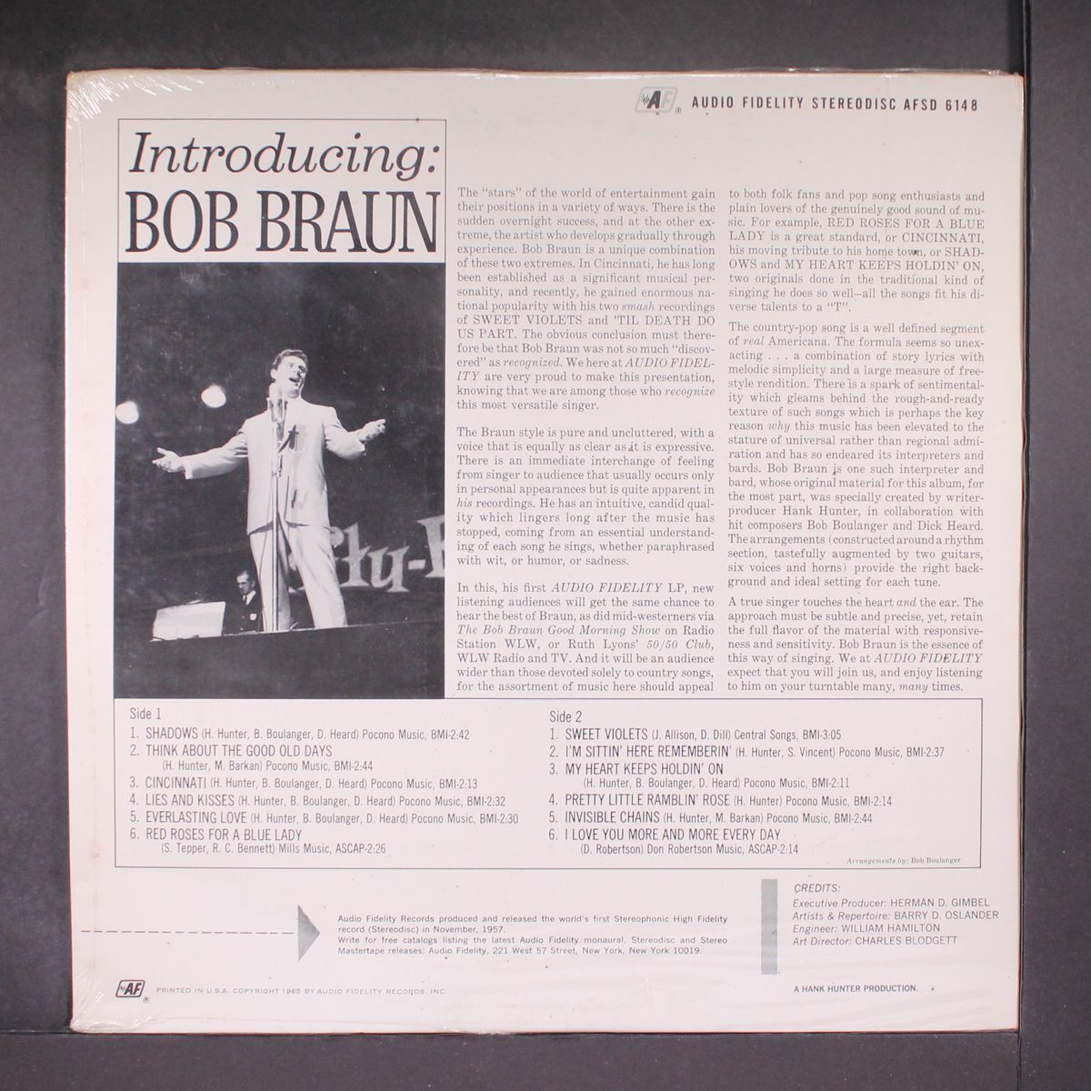 introducing by BOB BRAUN