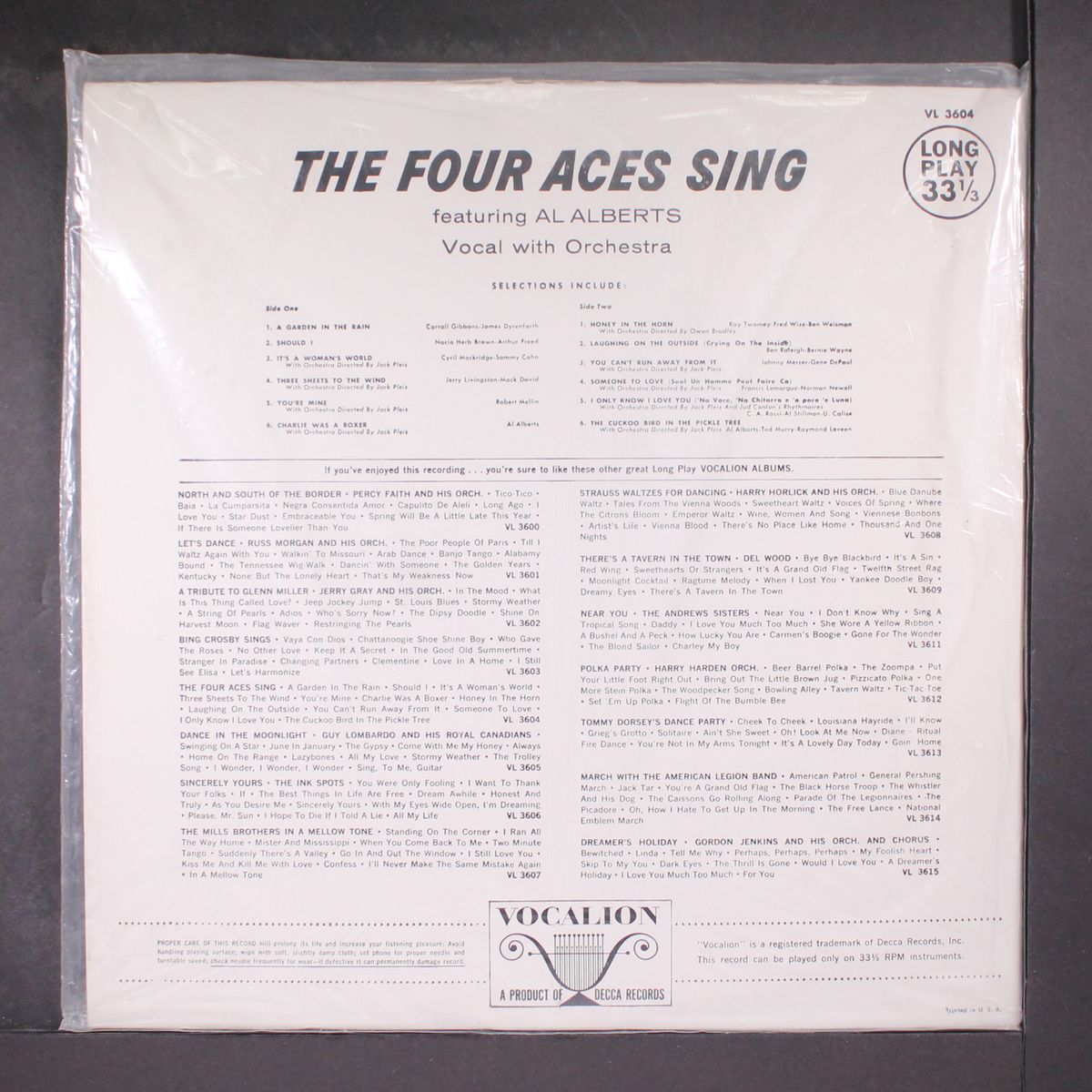 sing by FOUR ACES