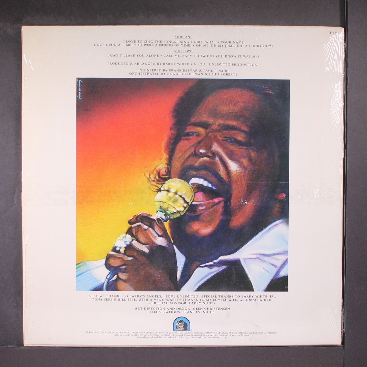 i love to sing the songs i sing by BARRY WHITE