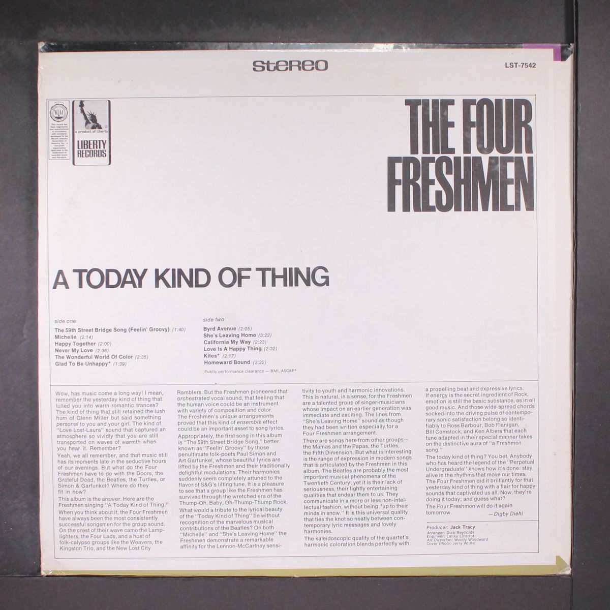a today kind of thing by FOUR FRESHMEN