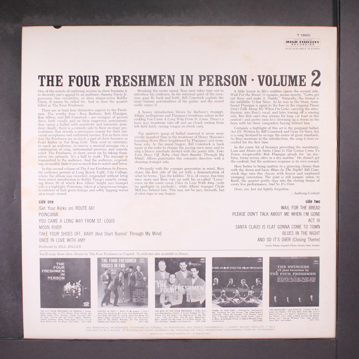 in person, vol. 2 by FOUR FRESHMEN