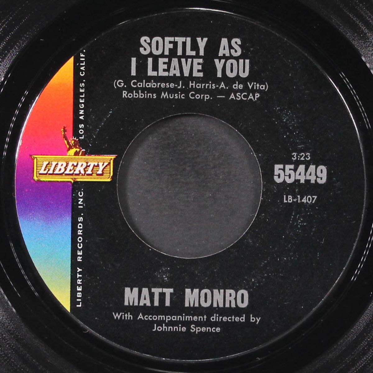softly as i leave you / is there anything i can do by MATT MONRO