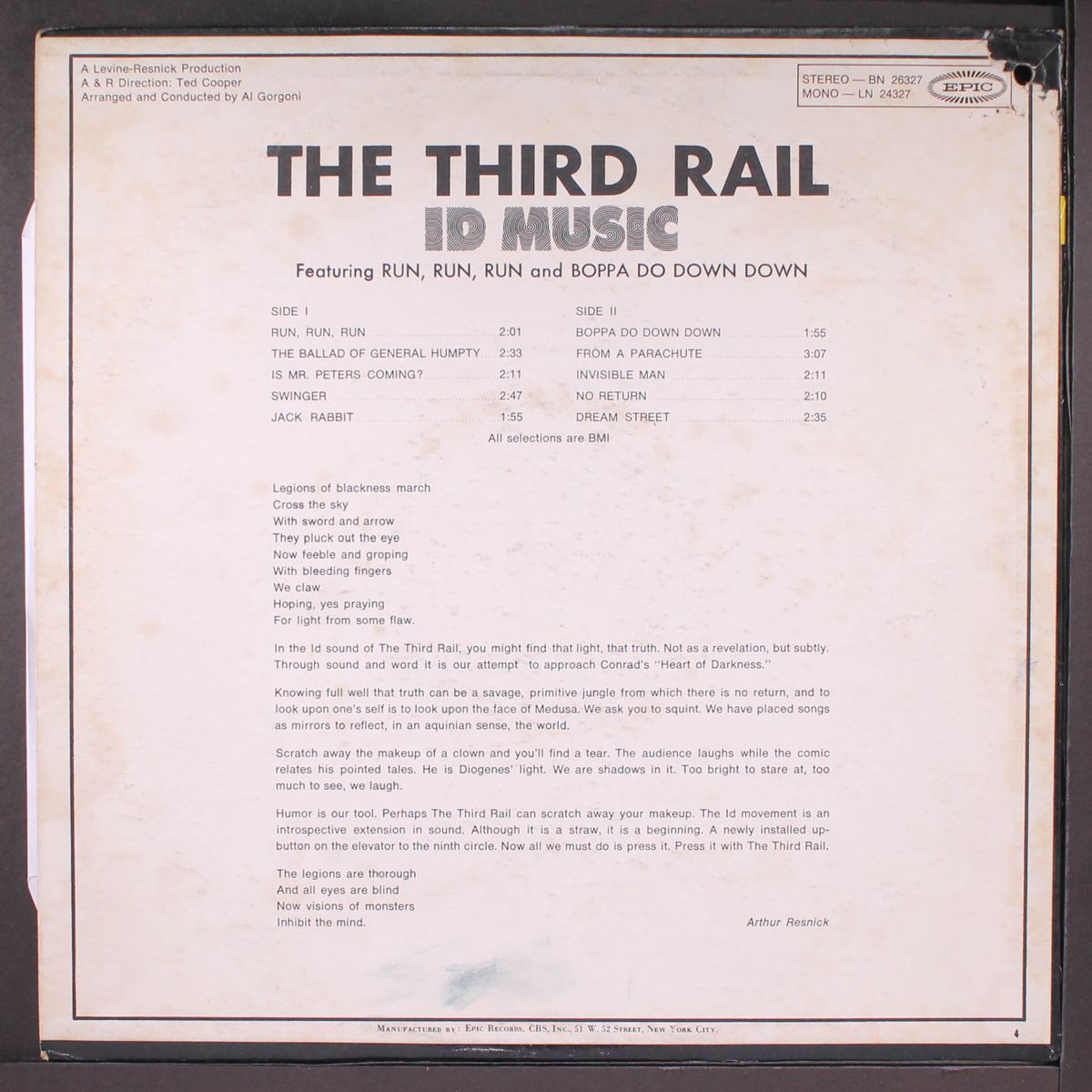id music by THIRD RAIL