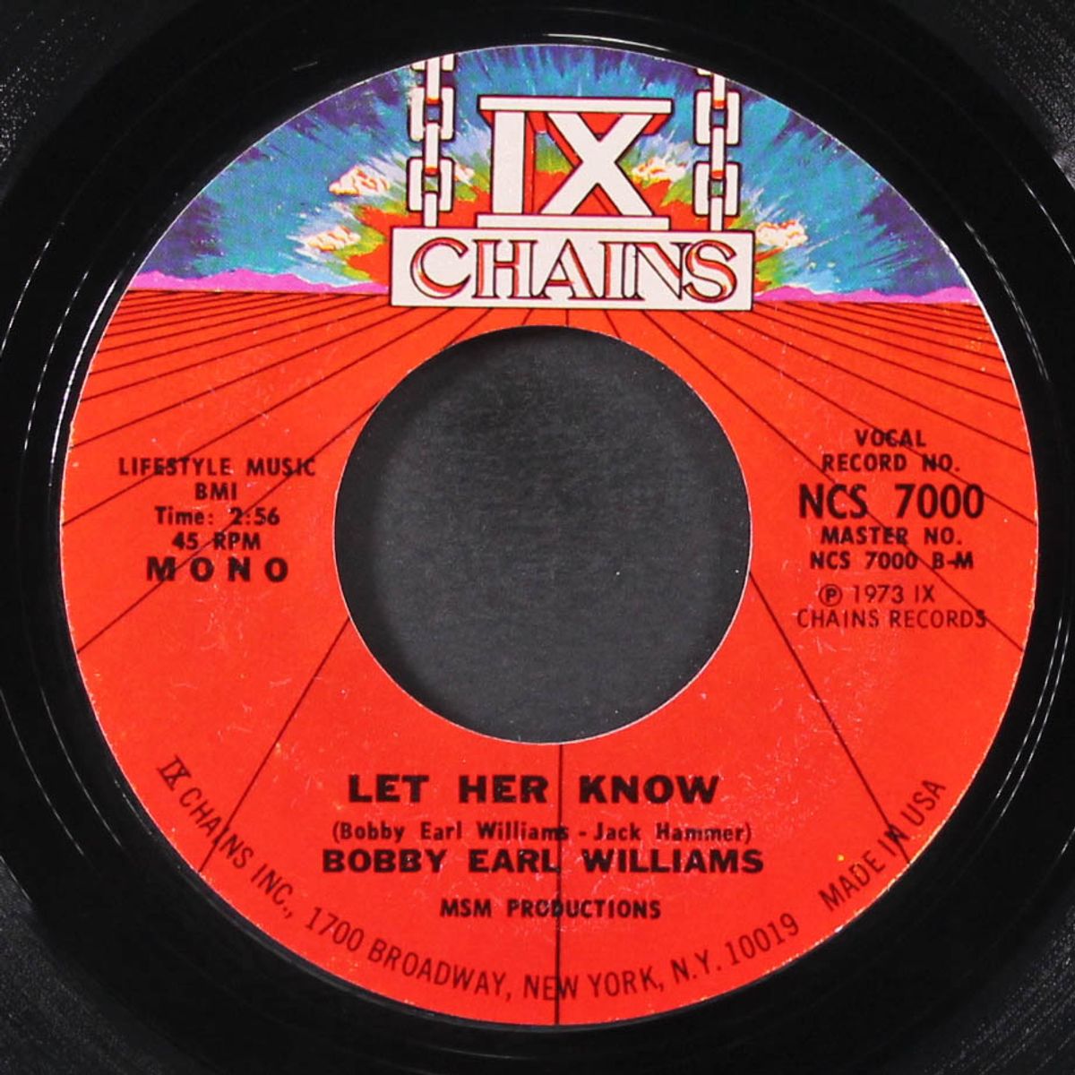 that's the way she is / let her know by BOBBY EARL WILLIAMS