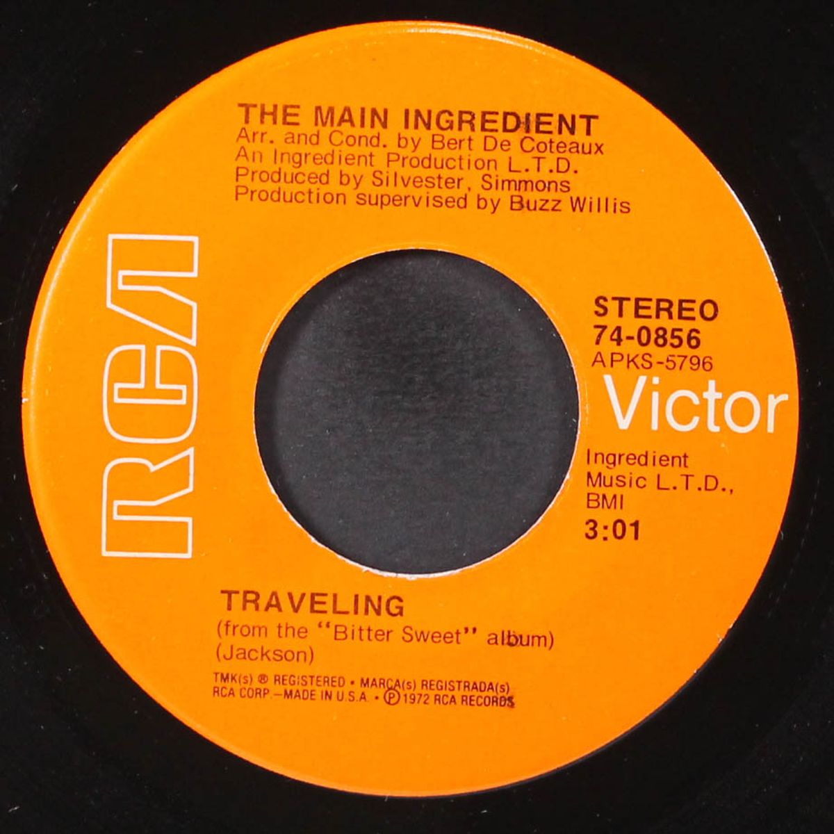 you've got to take it (if you want it) / traveling by MAIN INGREDIENT