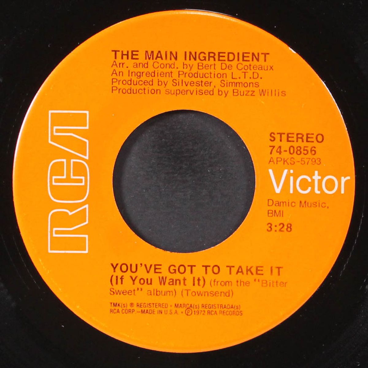 you've got to take it (if you want it) / traveling by MAIN INGREDIENT