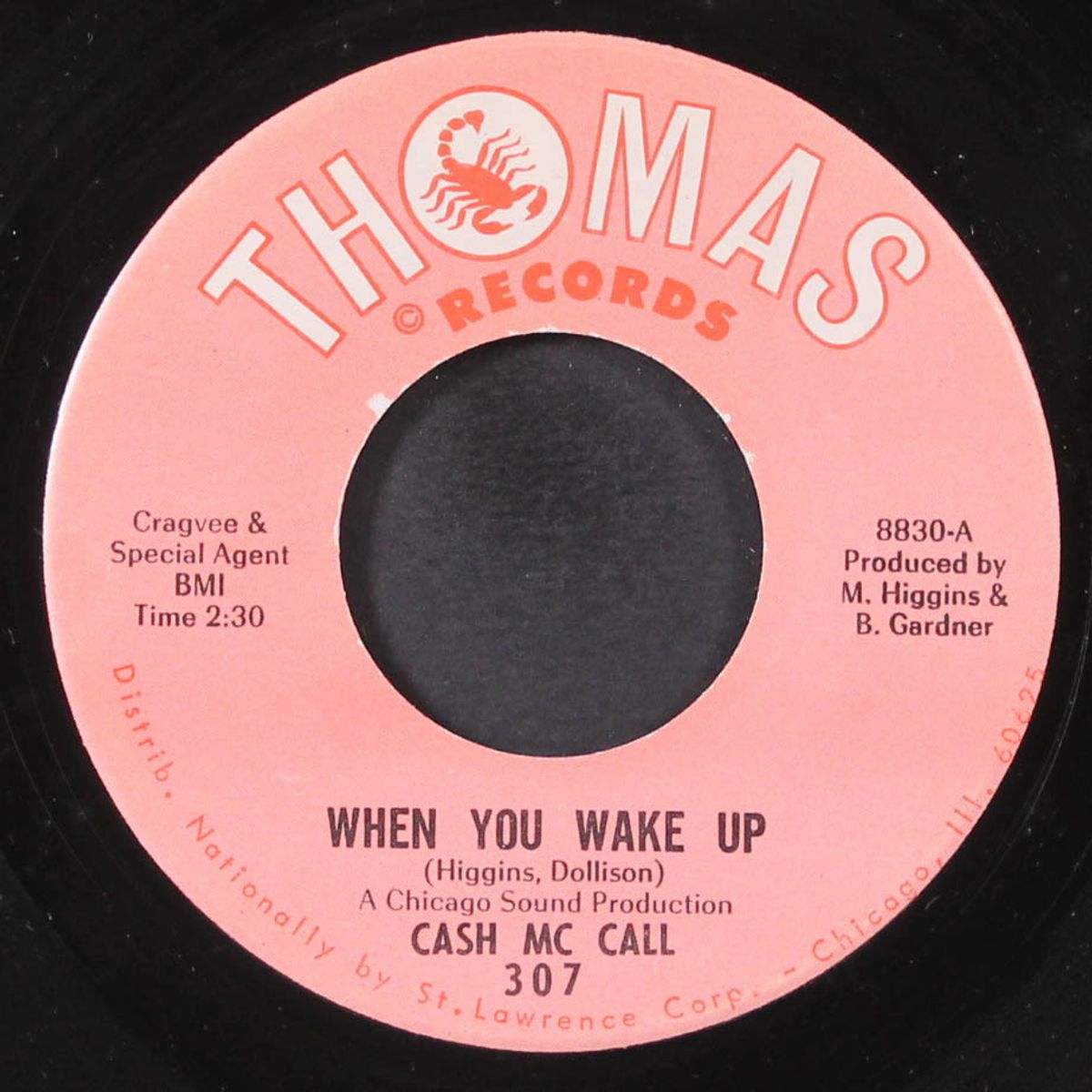 when you wake up / you ain't too cool by CASH MCCALL