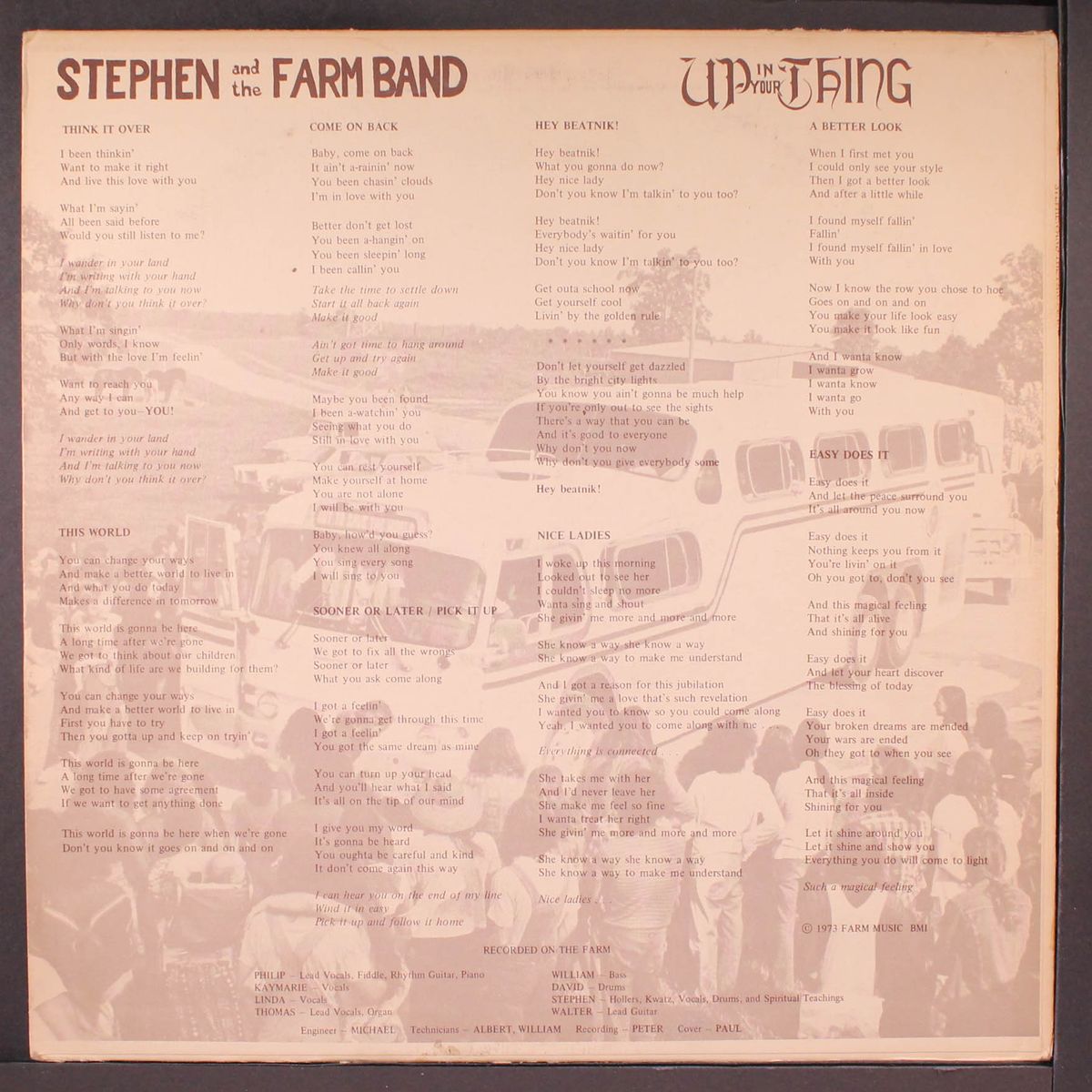 up in your thing by STEPHEN & FARM BAND