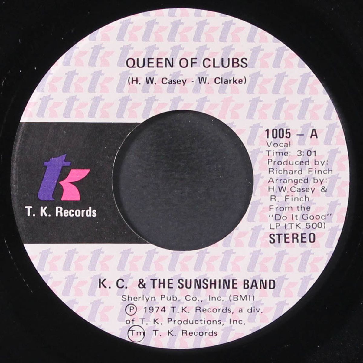 queen of clubs / do it good by K.C. & SUNSHINE BAND