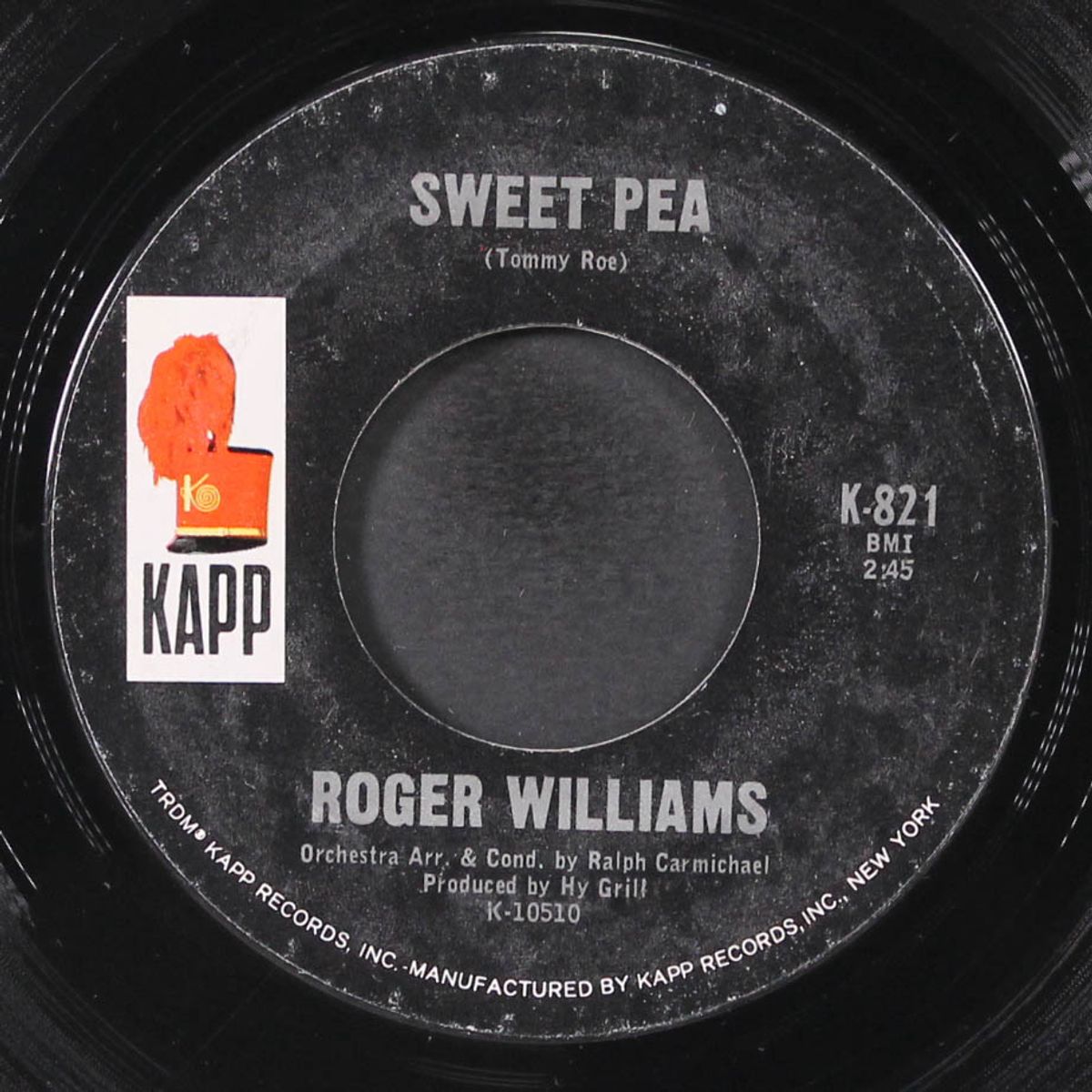 love me forever / sweet pea by ROGER WILLIAMS