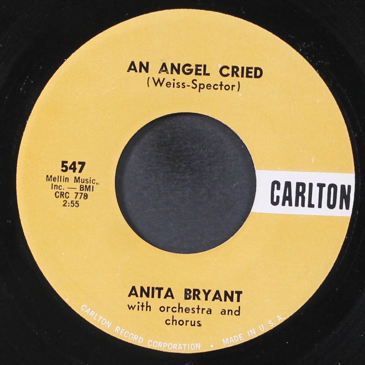 an angel cried by ANITA BRYANT