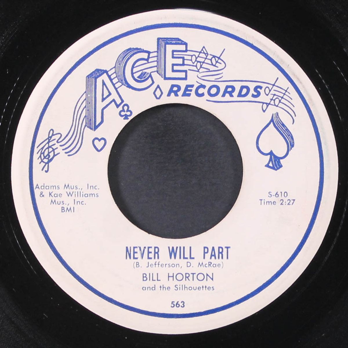 never will part / evelyn by BILL HORTON & SILHOUETTES