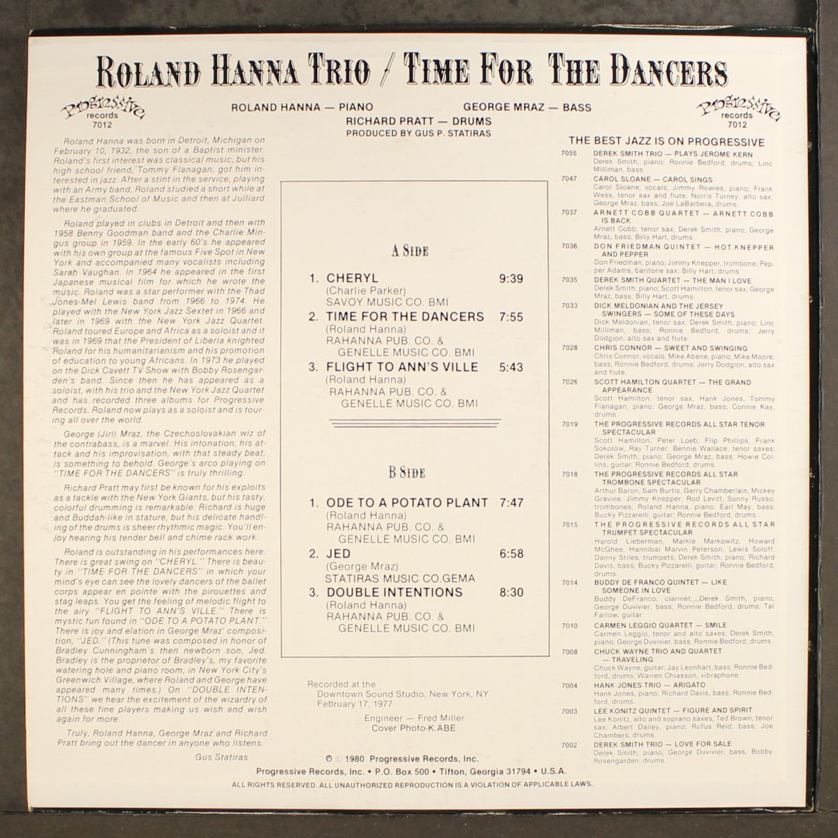time for the dancers by ROLAND HANNA