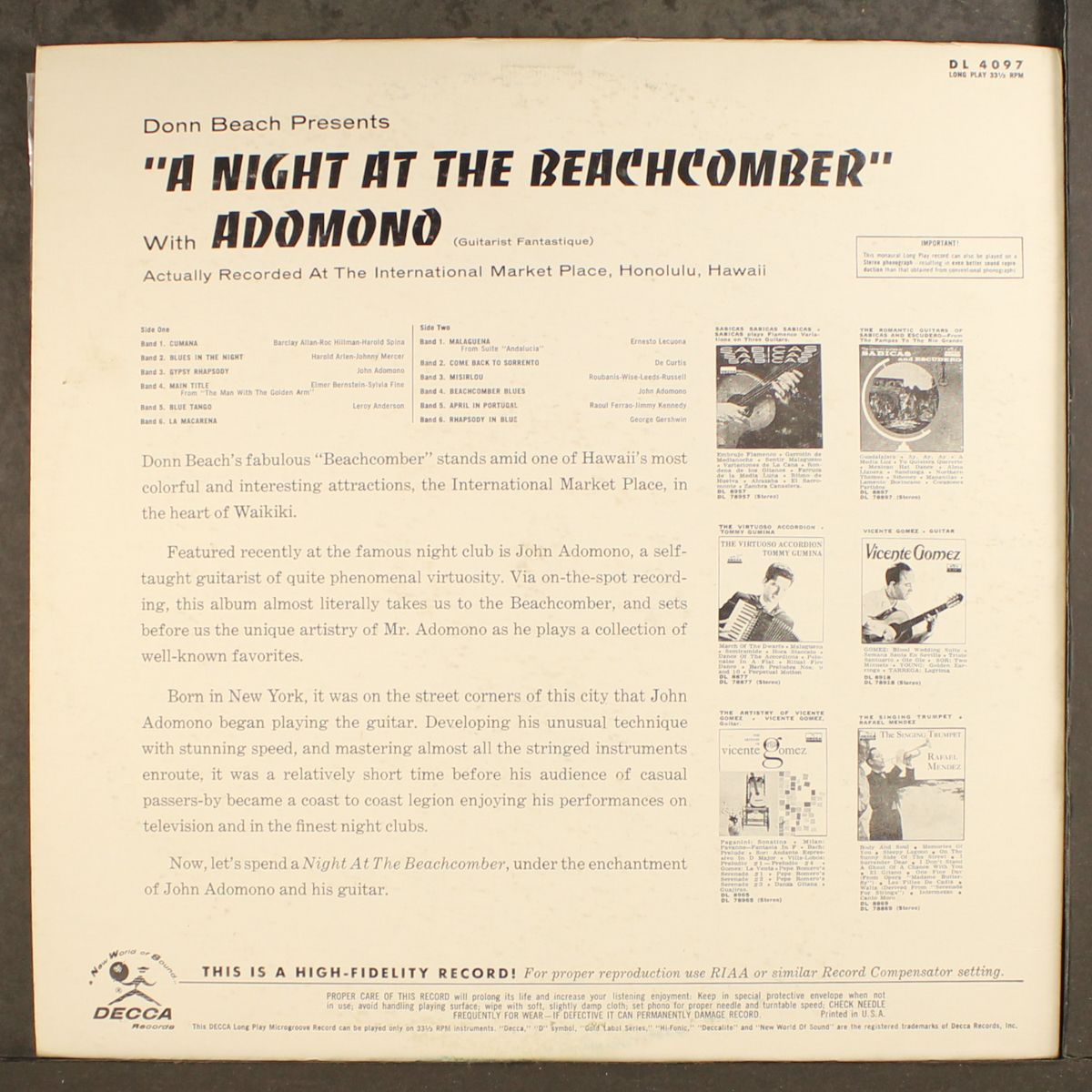 a night at the beachcomber by ADOMONO
