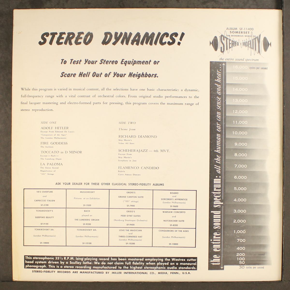 stereo dynamics! - to scare hell out of your neighbors by VARIOUS