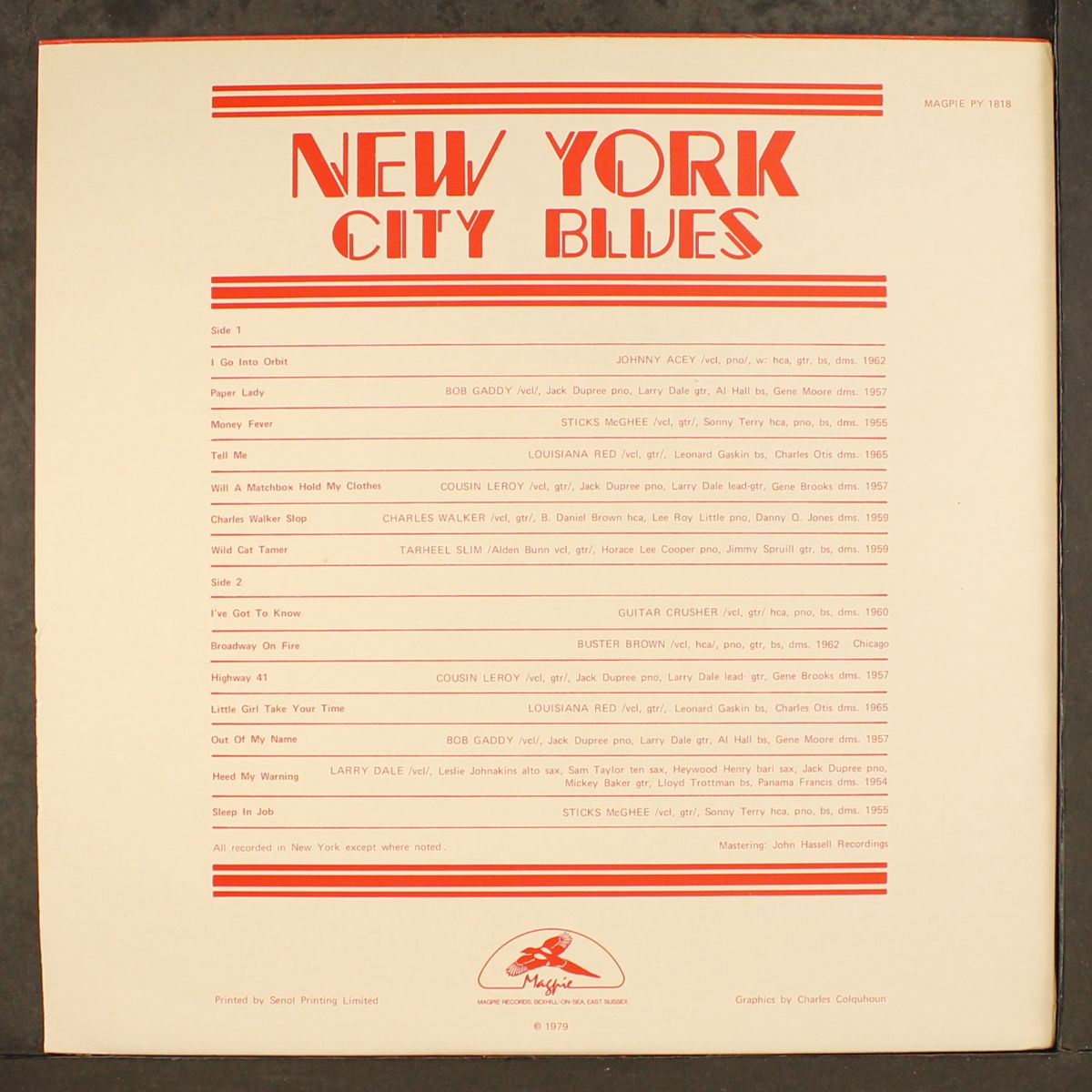 new york city blues by VARIOUS