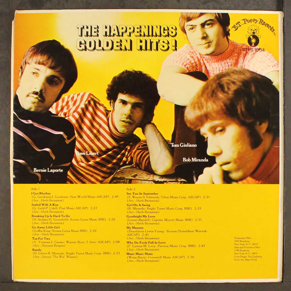 golden hits by HAPPENINGS
