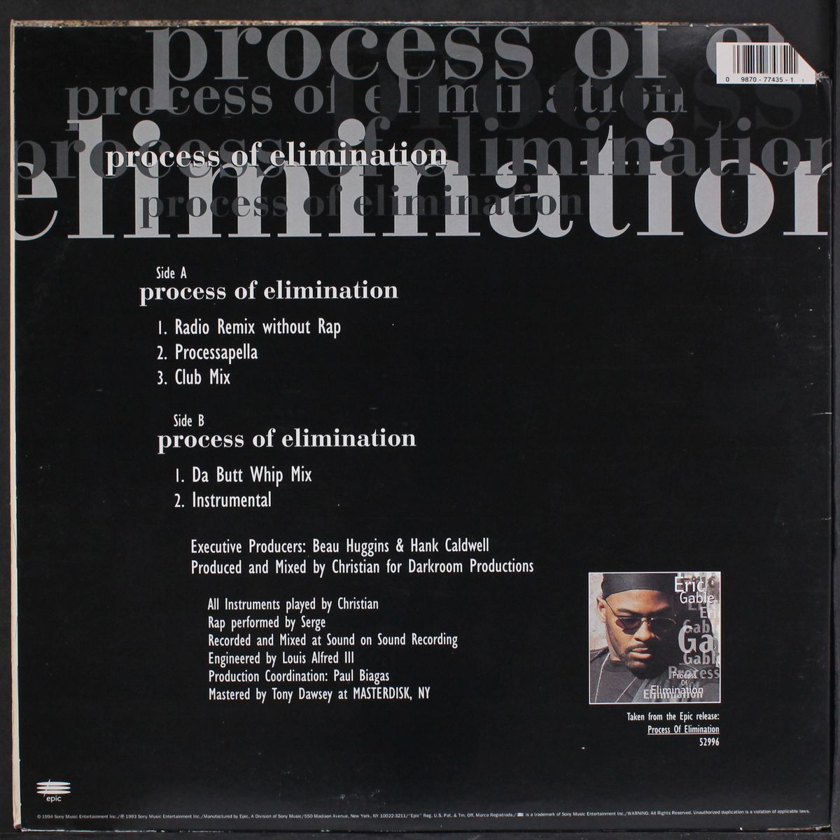process of elimination by ERIC GABLE