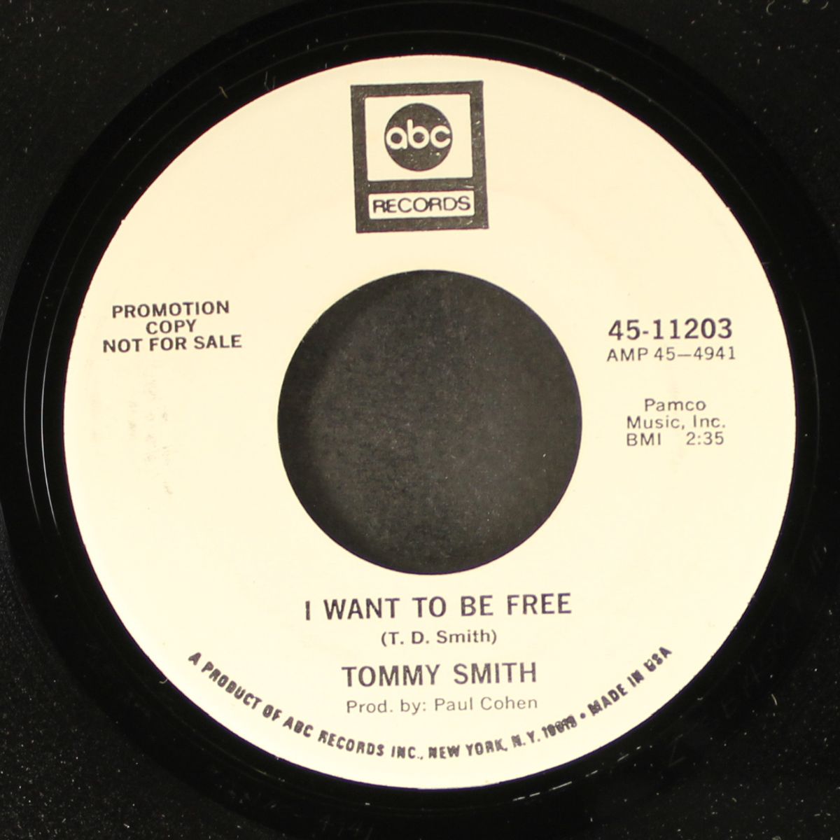 have you seen my baby blues / i want to be free by TOMMY SMITH