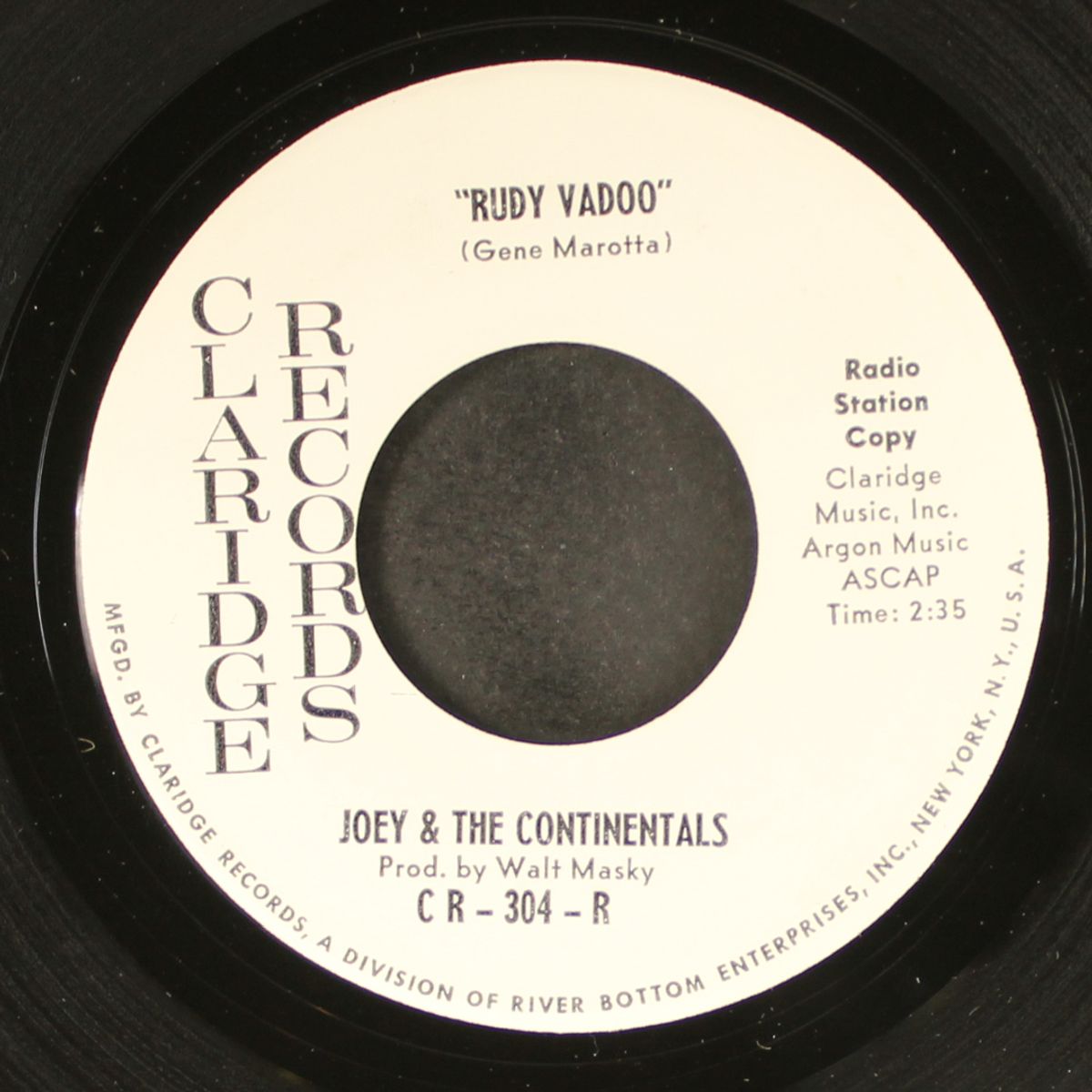 she rides with me / rudy vadoo by JOEY & CONTINENTALS