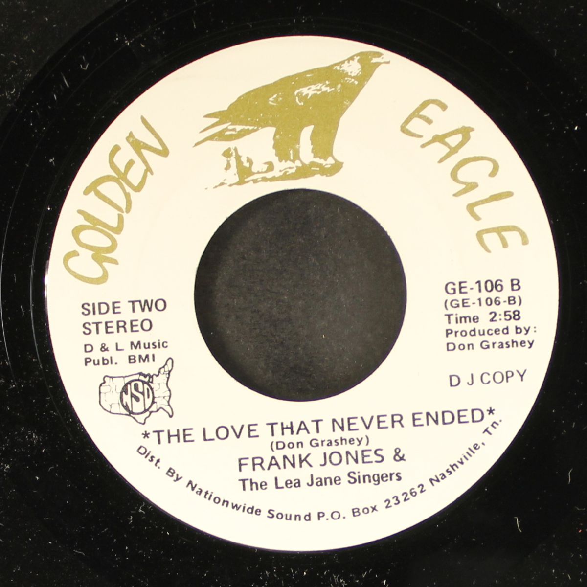 the hitch-hiker / the love that never ended by FRANK JONES