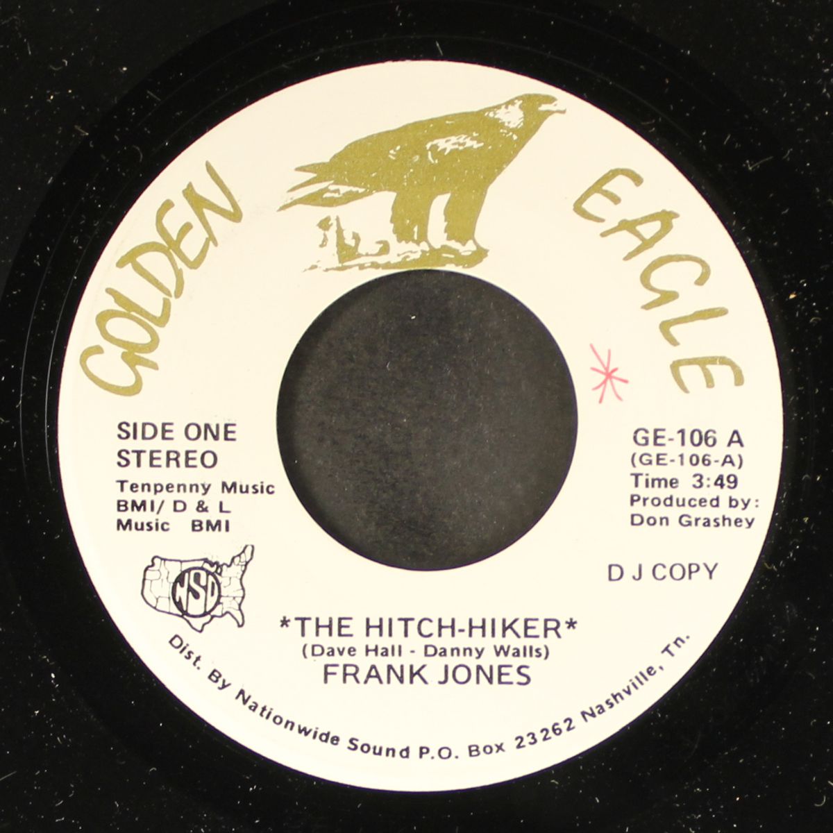 the hitch-hiker / the love that never ended by FRANK JONES