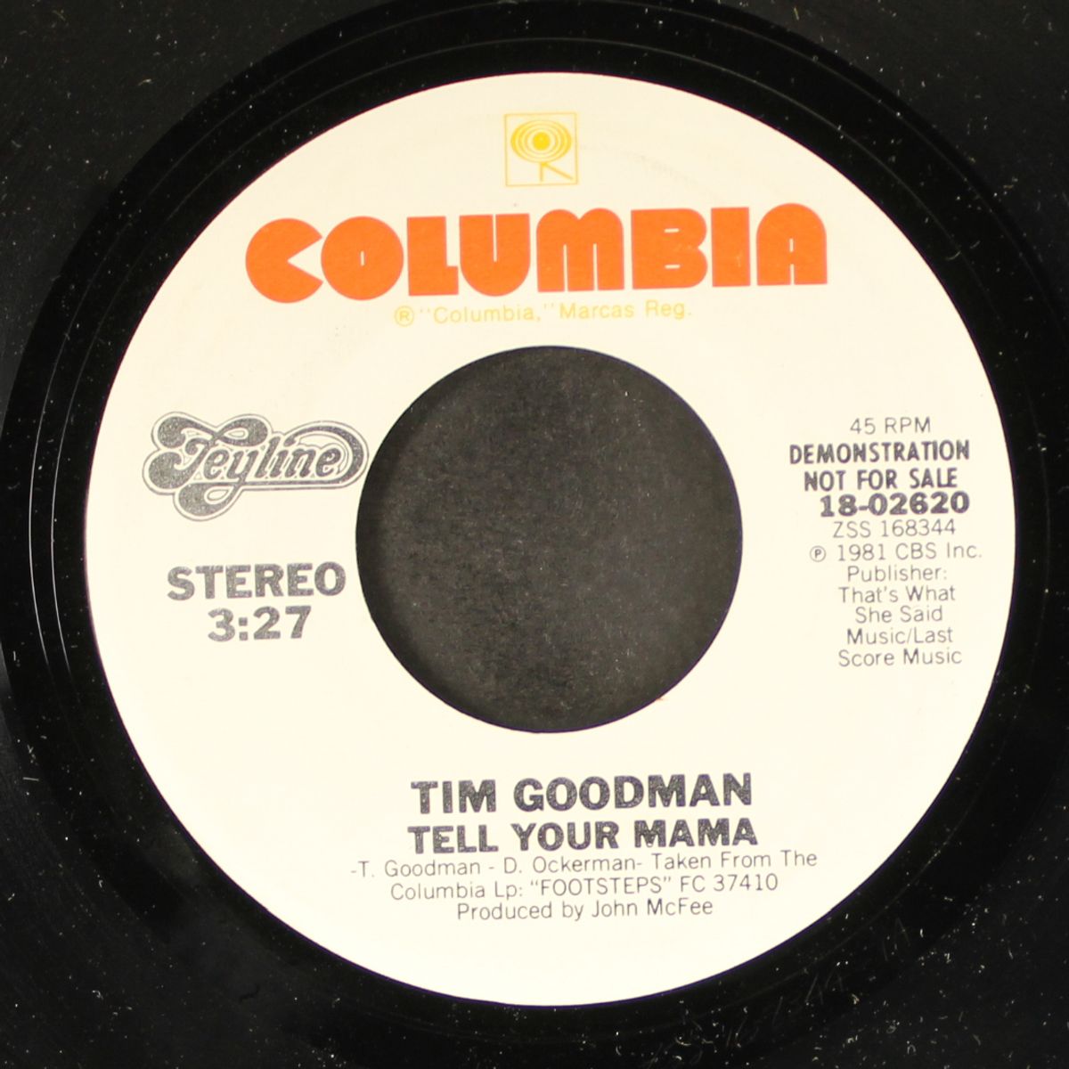tell your mama / same by TIM GOODMAN