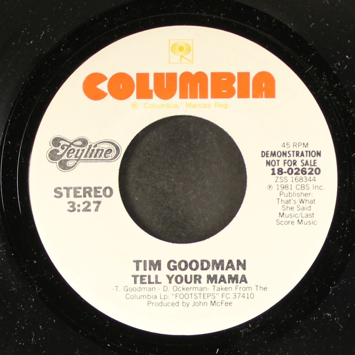 tell your mama / same by TIM GOODMAN