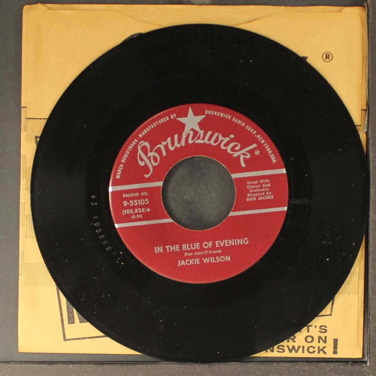 lonely teardrops / in the blue of evening by JACKIE WILSON