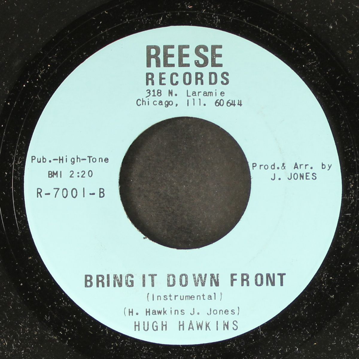 bring it down front by HUGH HAWKINS