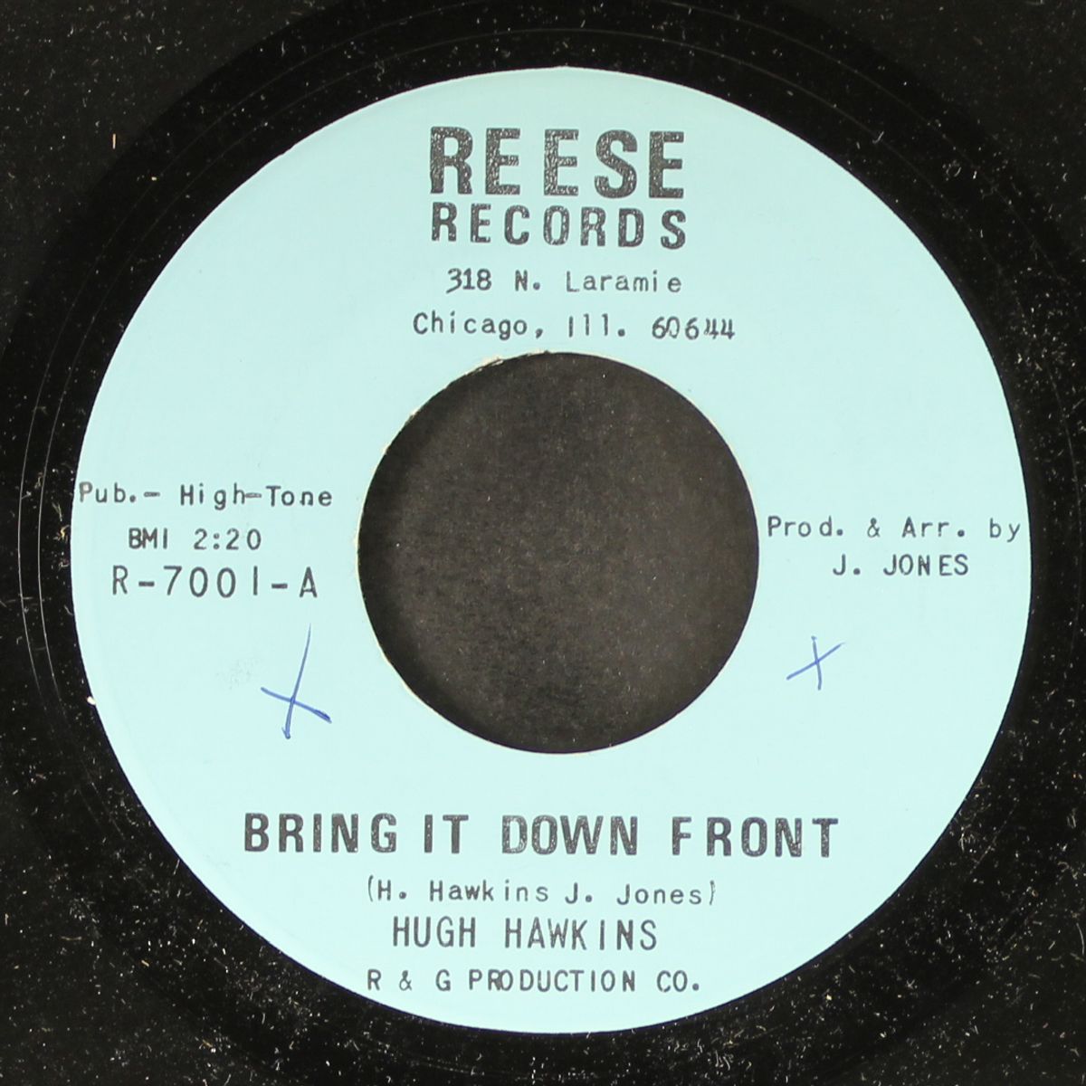 bring it down front by HUGH HAWKINS