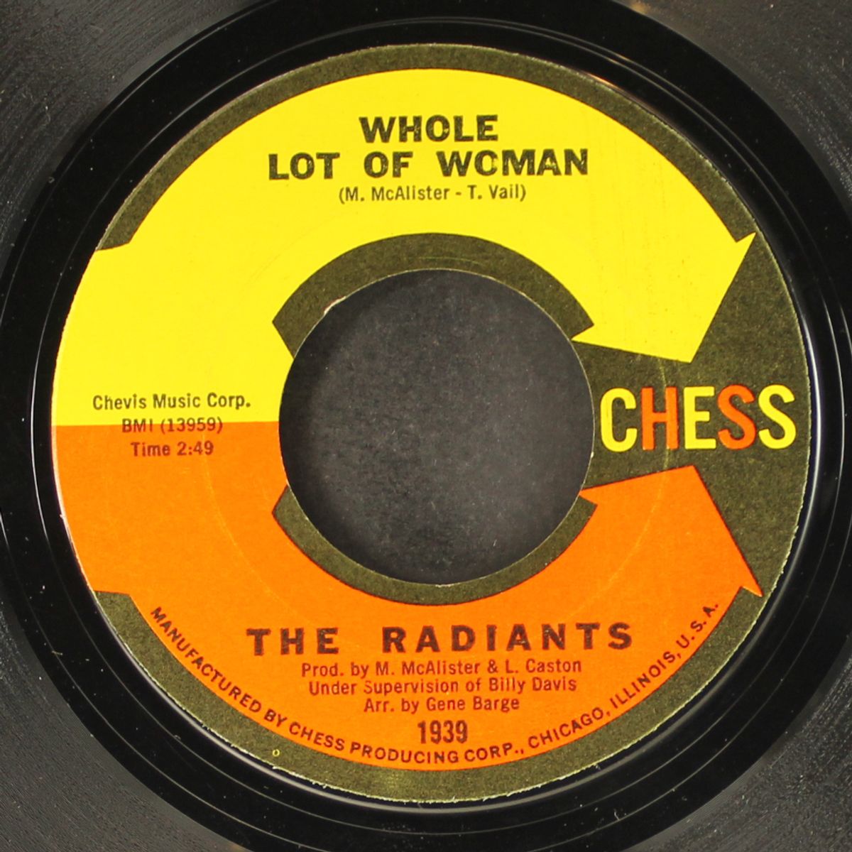 tomorrow / whole lot of woman by RADIANTS