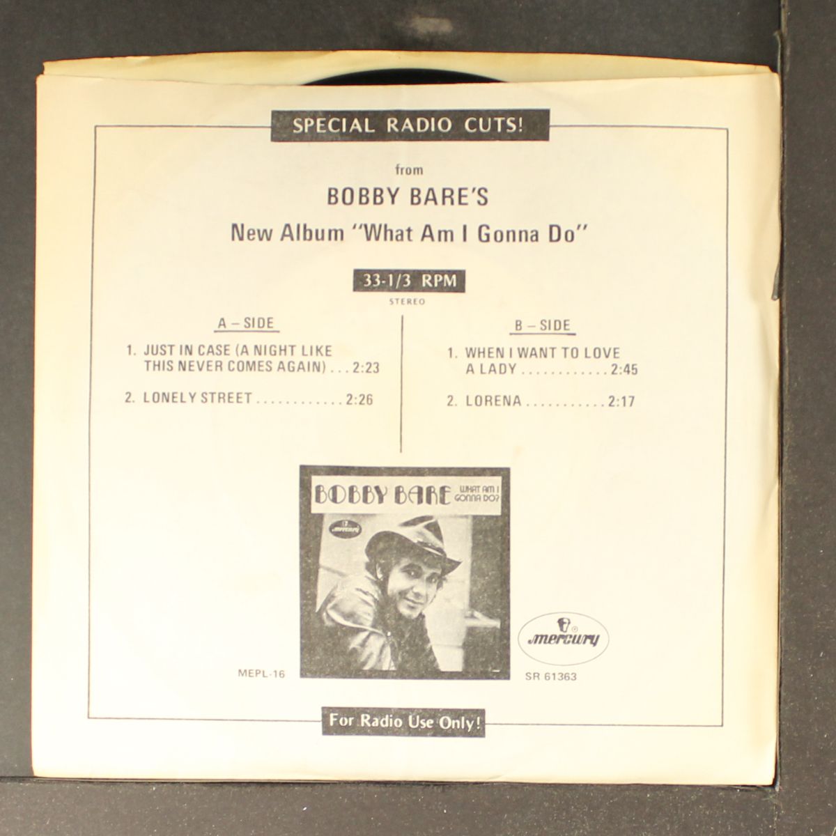 what am i gonna do (special radio cuts) by BOBBY BARE
