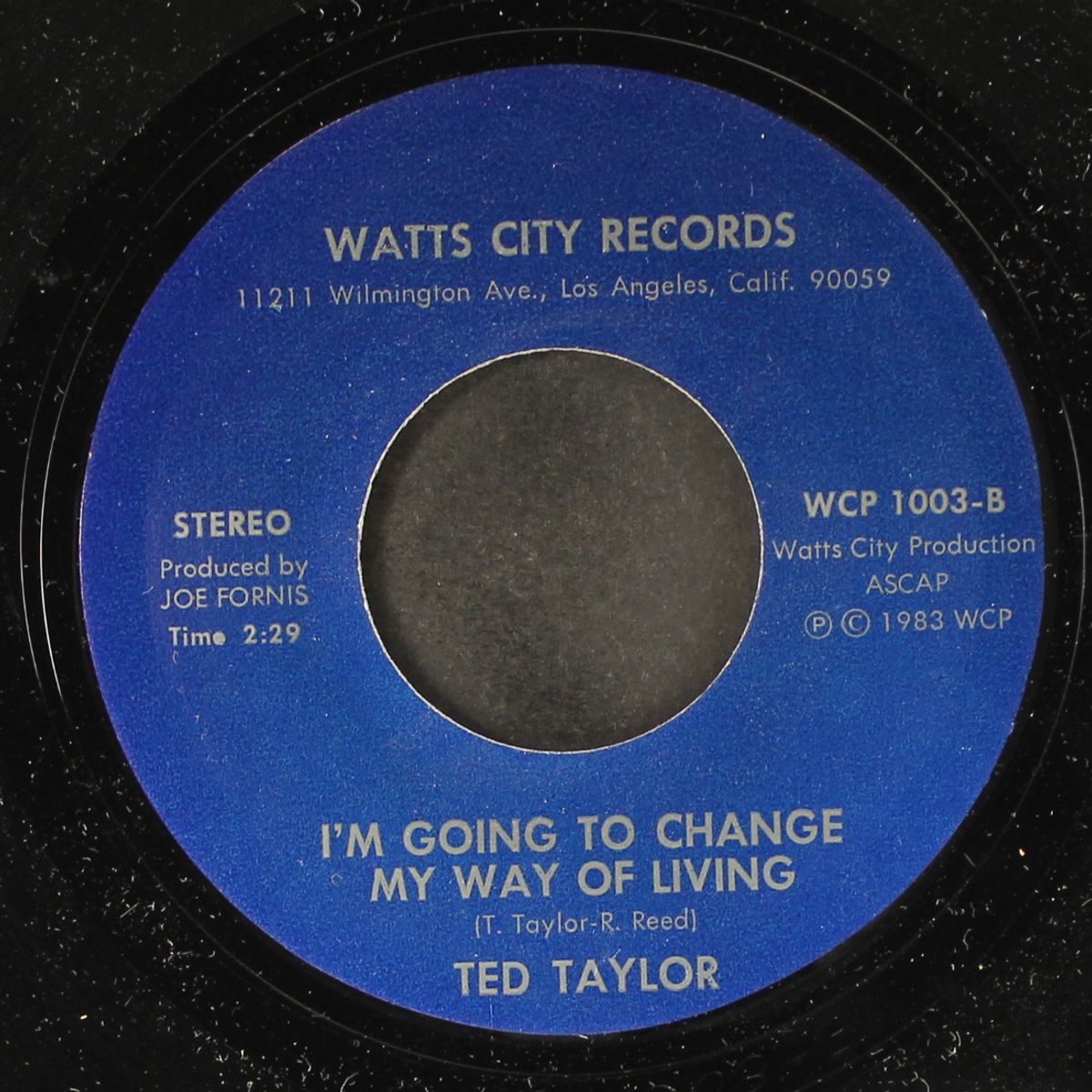 i'm leaving you / i'm going to change my way of living by TED TAYLOR
