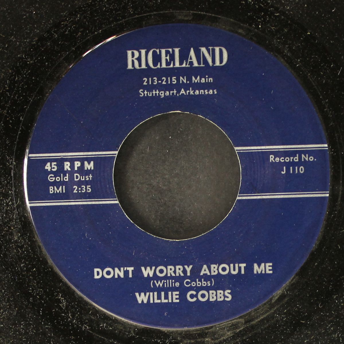 don't worry about me / i'll love only you by WILLIE COBBS
