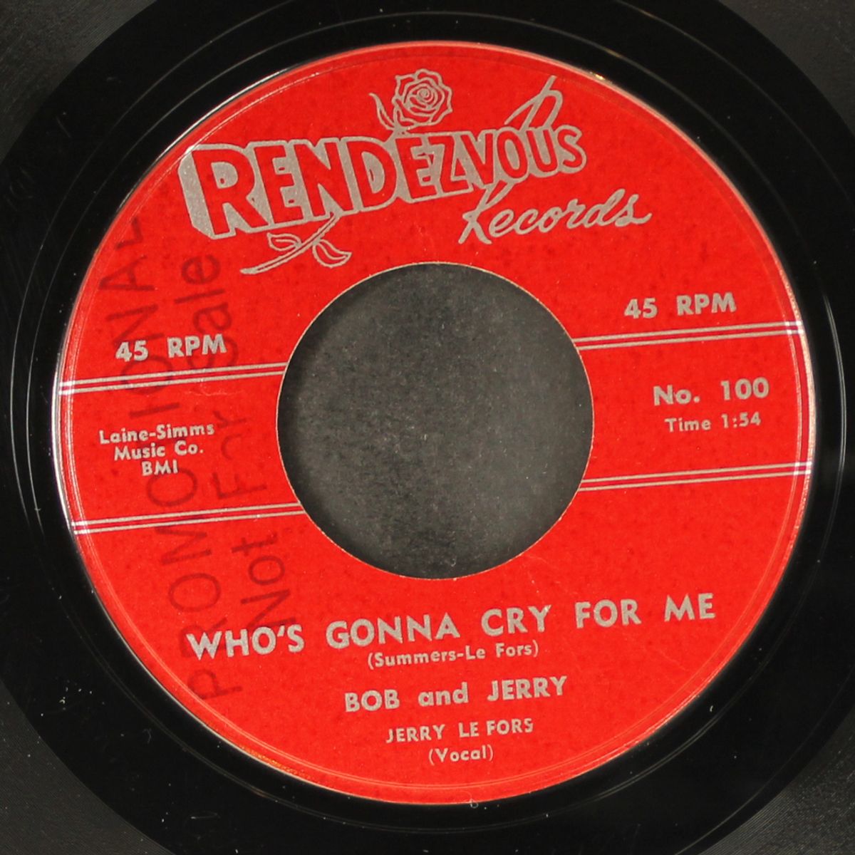 ghost satellite / who's gonna cry for me by BOB & JERRY